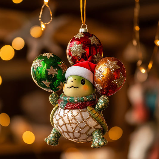 Turtle Bauble-Hopper LT1110036CL Christmas Ornament
