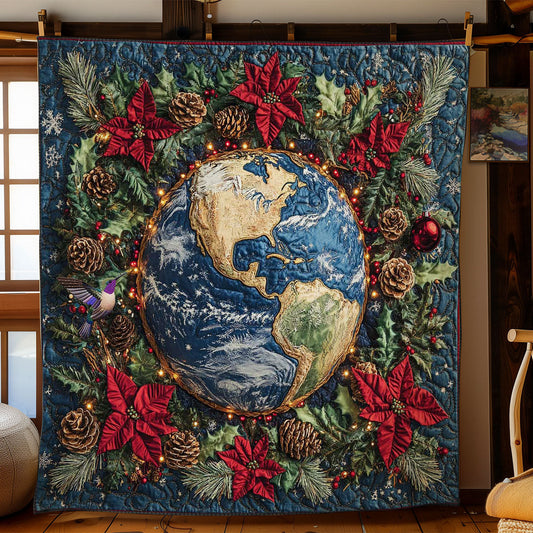 Christmas Earth WN1612029CL Quilt