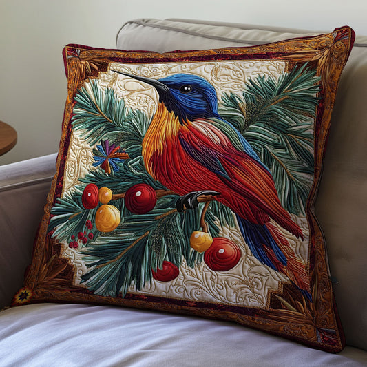 Christmas Bird WY0312112CL Quilt Pillow Case