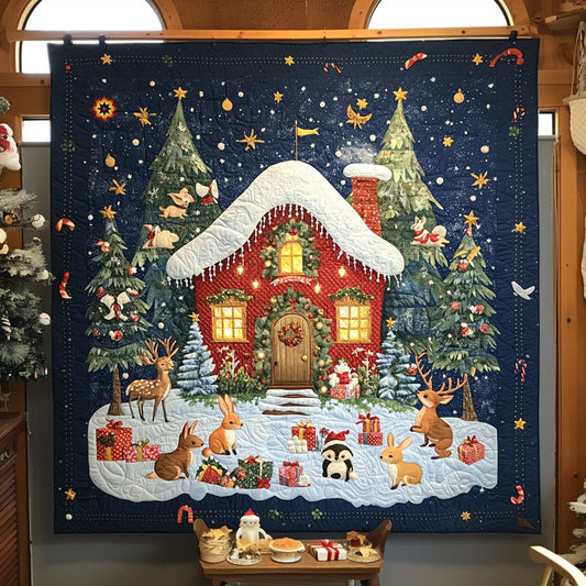 Christmas House WJ2711008CL Quilt