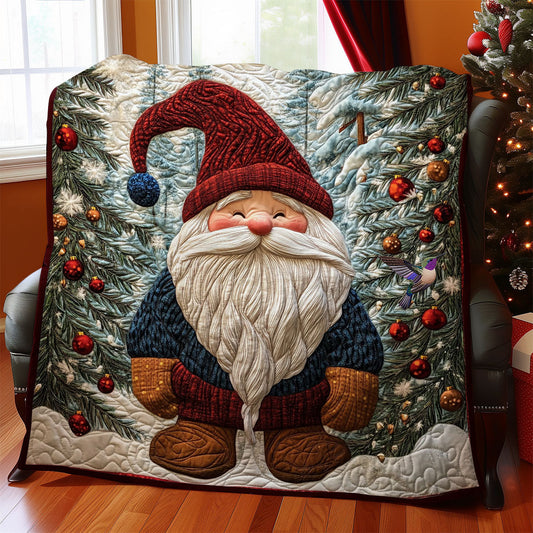 Snow Forest Gnome WY1012051CL Quilt