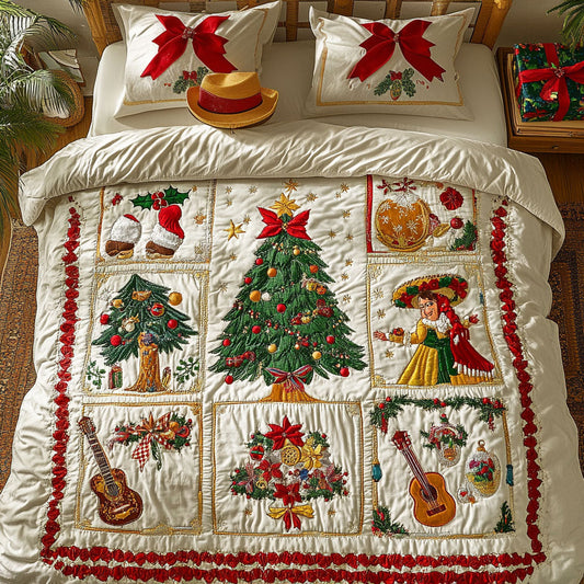 Puebla Christmas Tree WN2608076CL Duvet Cover Set