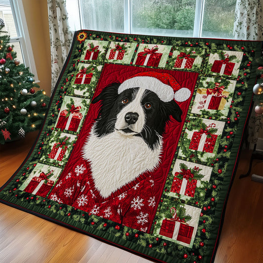 Christmas Border Collie WY2311011CL Quilt