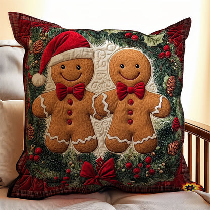 Couple Gingerman WY0212085CL Quilt Pillow Case