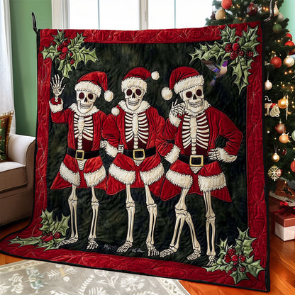 Christmas Skeleton WY0612001CL Quilt