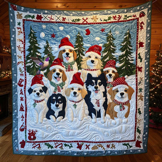 Christmas Dog Parade WN2011114CL Quilt