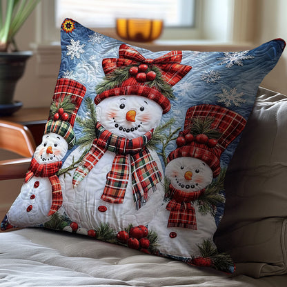 Snowman WY2711057CL Quilt Pillow Case