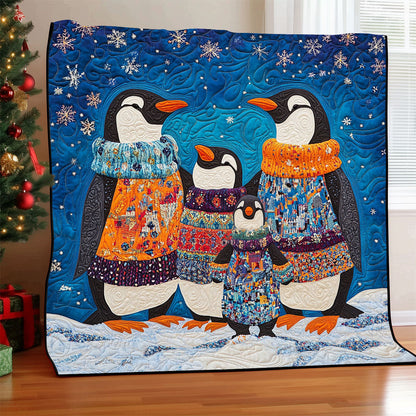 Penguin Family WJ1707018CL Quilt