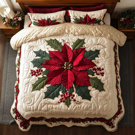 Poinsettia Joy WN2803039CL Duvet Cover Set