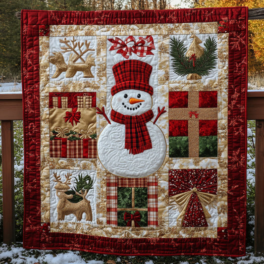 Joyful Snowman WN0309054CL Quilt