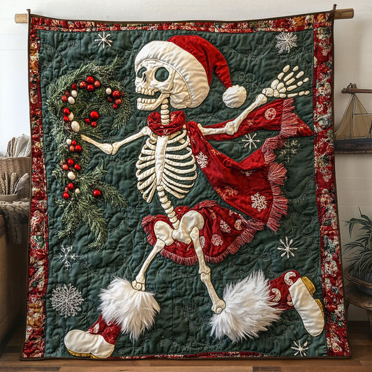 Santa Skeleton Twist WN1107051CL Quilt