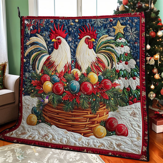 Bauble Basket Chicken WY0412004CL Quilt