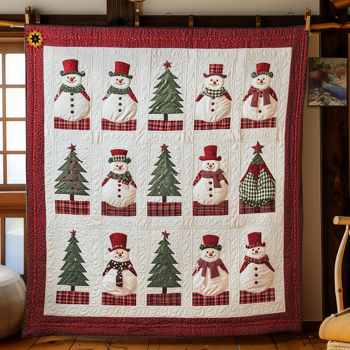 Snowman WY1411038CL Quilt