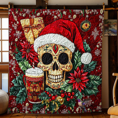 Santa Skull WY2811020CL Quilt