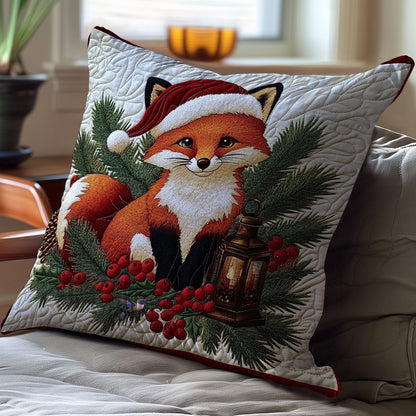Christmas Fox WY0412116CL Quilt Pillow Case