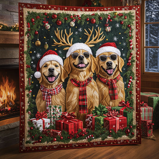 Golden Retriever Expedition WN15080035CL Quilt
