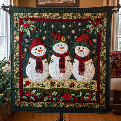 Snowman Christmas Nerd WP0512025CL Quilt