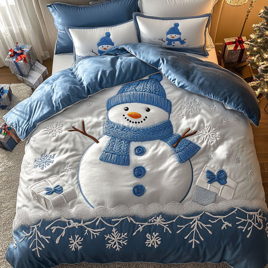 Silver Snowman WN0309088CL Duvet Cover Set