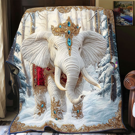 Snow Elephant WY0512025CL Quilt
