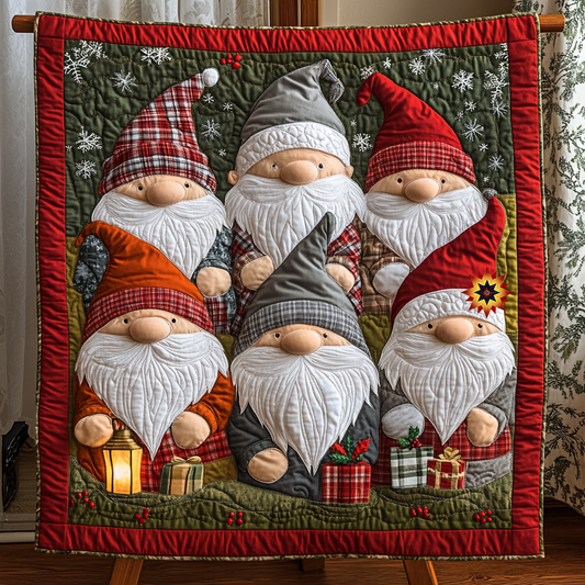 Gnomes Christmas WG0403005CL Quilt