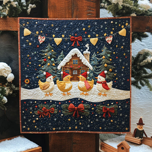 Christmas Chicken WJ1911019CL Quilt