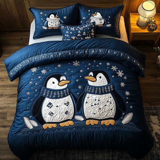 Penguin Couple WJ1604041CL Duvet Cover Set