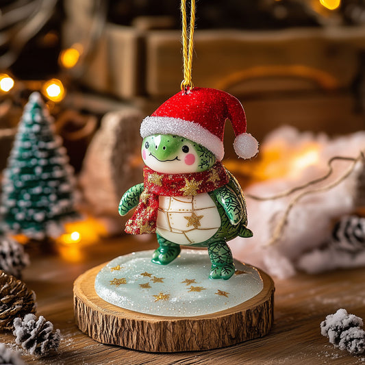 Turtle Skates LT1110041CL Christmas Ornament