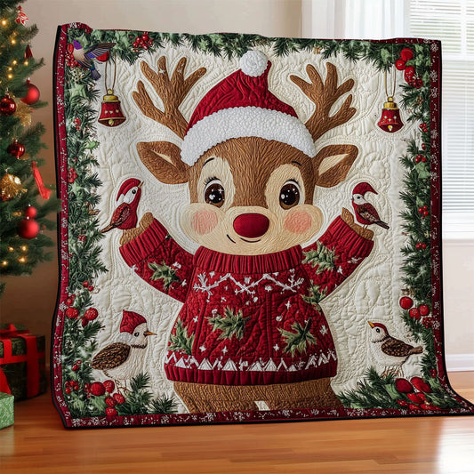 Reindeer WY2511004CL Quilt