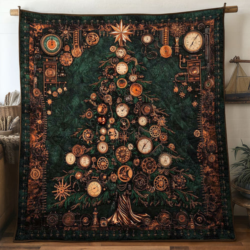 Retro Time Christmas Tree WN1005055CL Quilt
