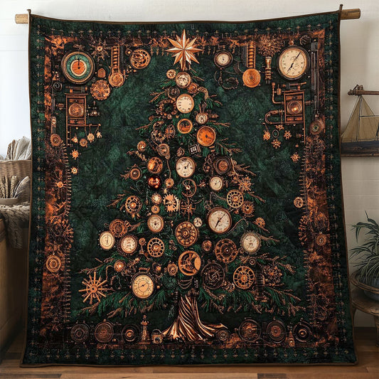 Retro Time Christmas Tree WN1005055CL Quilt