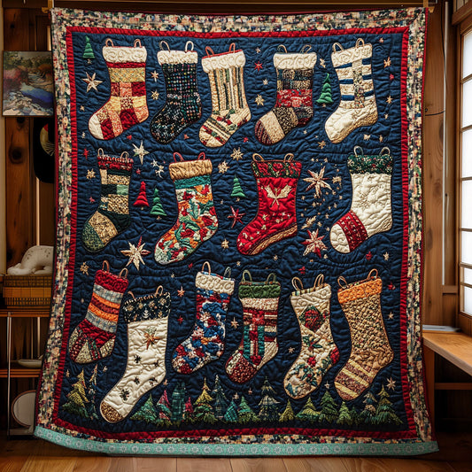 Sock Christmas WX2511042CL Quilt