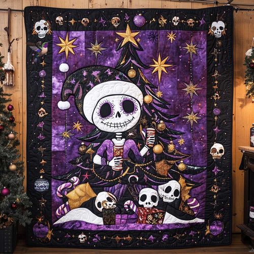 Skeleton Holiday Magic WN1311035CL Quilt
