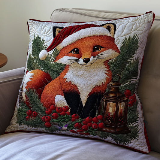 Christmas Fox WY0412116CL Quilt Pillow Case