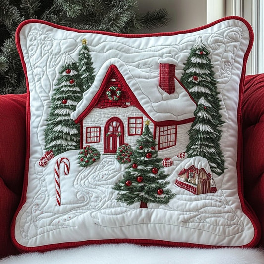 Snow Cottage XR2109011CL Quilt Pillow Case