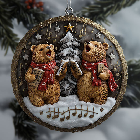 Holiday Song Bear LT1710018CL Christmas Ornament