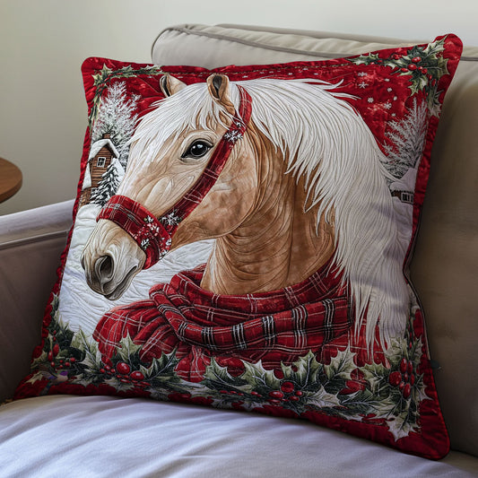 Christmas Horse WY1012004CL Quilt Pillow Case