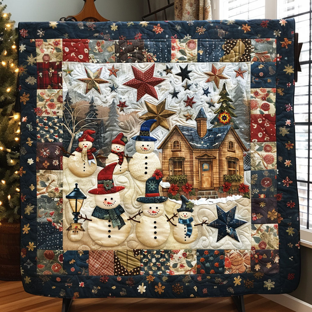 Christmas Village WJ2111023CL Quilt