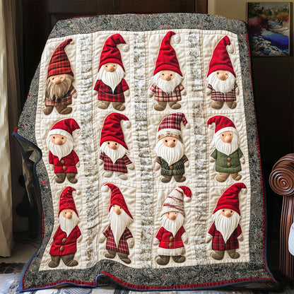 Christmas Gnome WP1505009CL Quilt