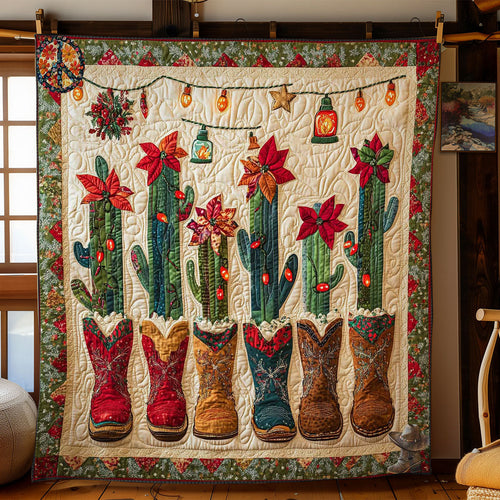 Santa Cactus Boot WN2711017CL Quilt