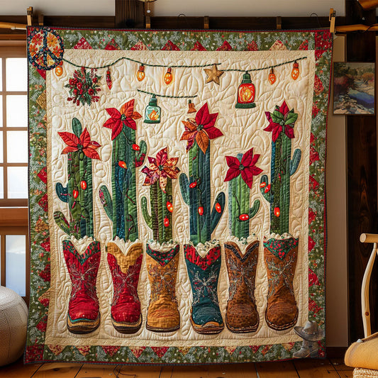 Santa Cactus Boot WN2711017CL Quilt