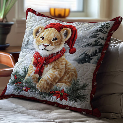 Santa Baby Lion WY0612102L Quilt Pillow Case