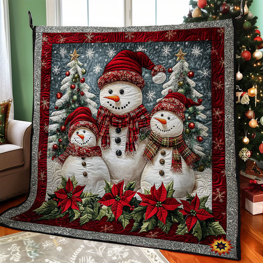 Santa Snowman WY2711045CL Quilt