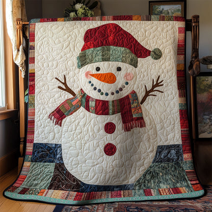 Snowman Happy WX2511037CL Quilt