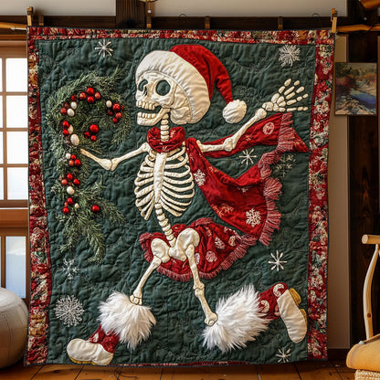 Santa Skeleton Twist WN1107051CL Quilt