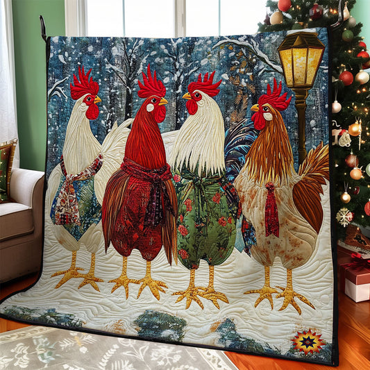 Snow Chicken WY2811014CL Quilt