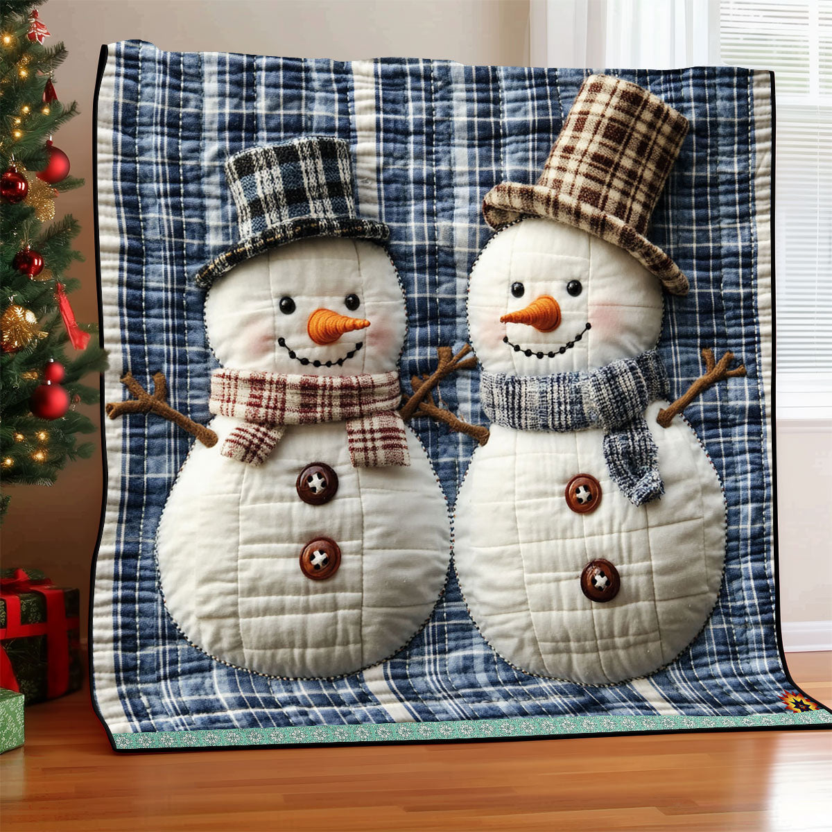 Christmas Snowman WJ2311013CL Quilt