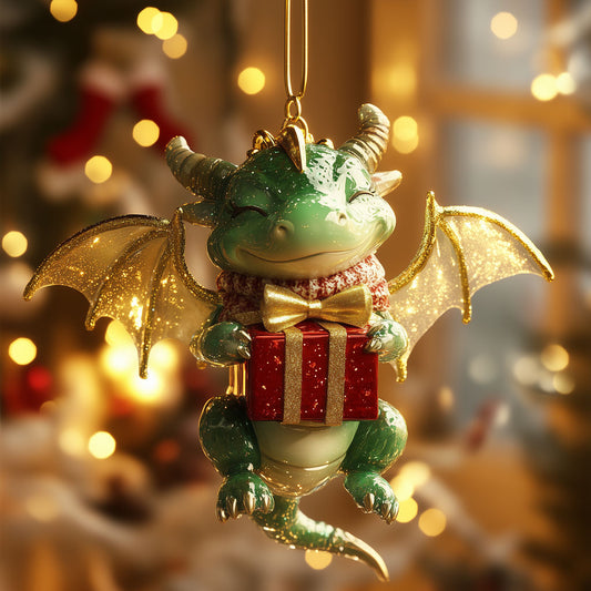 Cute Dragon Christmas LT2010005CL Christmas Ornament