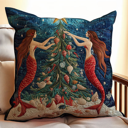Christmas Mermaid WY0312130CL Quilt Pillow Case