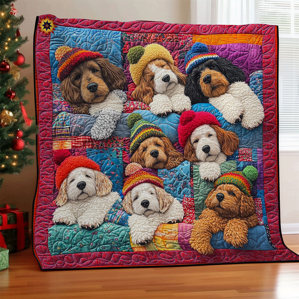 Sleeping Cocker Spaniel WY2111016CL Quilt
