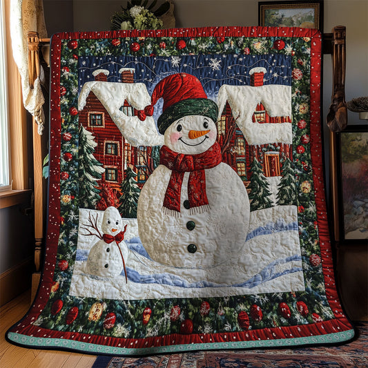 Happy Snowman WX2311031CL Quilt